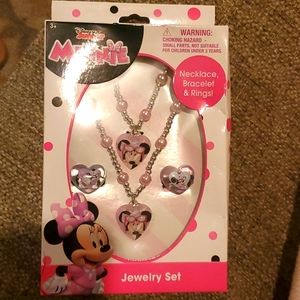 Disney junior Minnie jewelry set
